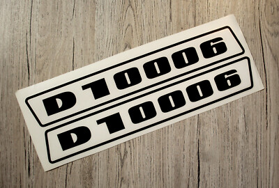 Deutz Aufkleber für Traktor D6006 Logo Emblem Sticker Label gold (bis Deutz Aufkleber für Traktor D6006 Logo Emblem Sticker Label gold (bis