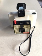 Polaroid Land Camera Swinger Model 20 1960s Vintage White Camera