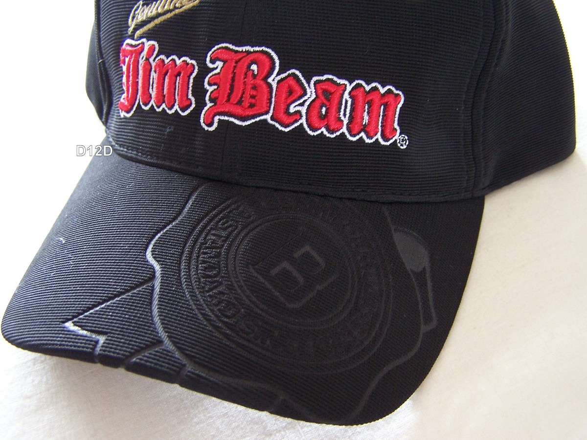 Jim Beam Genuine Logo Mens Black Embroidered Cap One Size New | eBay