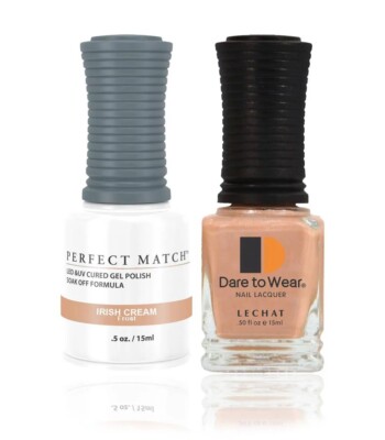 LeChat Perfect Match UV Gel + Nail Polish - PMS20 Irish Cream Frost