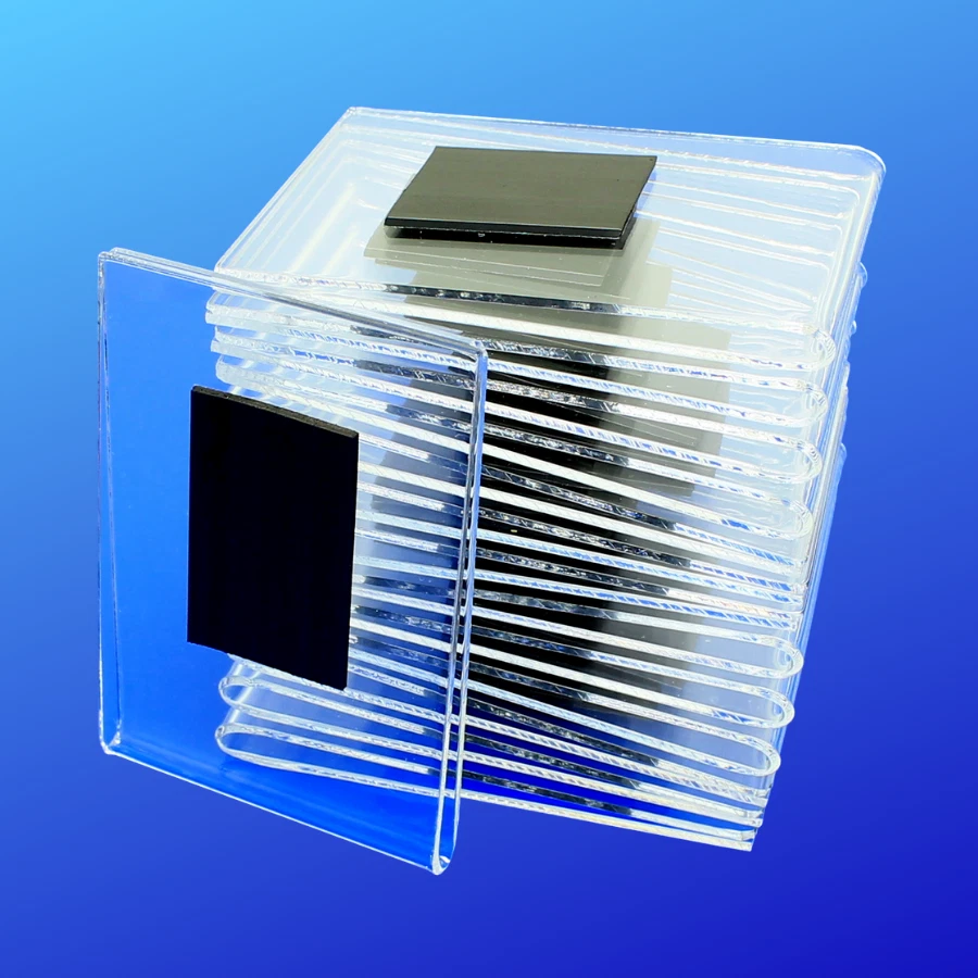 Marcos de fotos magnéticos tamaño billetera 2,25 x 3,25, imán fuerte Foto 2 de 2