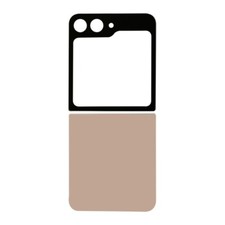 Back Glass Set 2 Parts Top Bottom for Samsung Galaxy Z Flip5 Lavender Repair