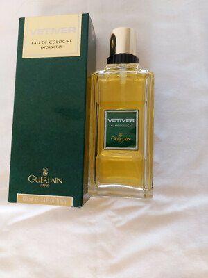 Guerlain Vetiver Eau de Cologne Spray 100ml Vintage