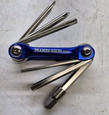 Framed bike multi tool Hex Key / Allen Wrench Set With Screw Drivers Foldable