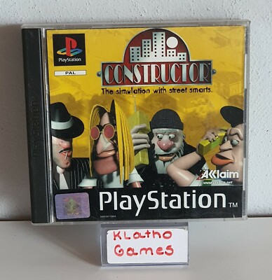 Sony Playstation PS1 - Spiel Constructor | inkl. OVP+Anleitung |sehr gut  C2172