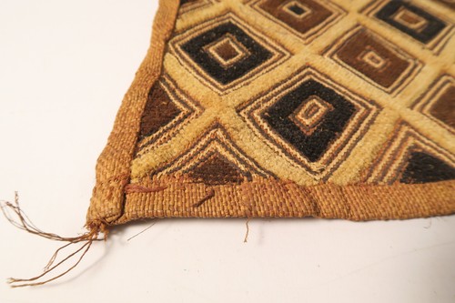 Rafia Kasai Peluche Shoowa Cuba Paño Manta Bordado GV85 Raphia Cloth Tissu - Imagen 5 de 7