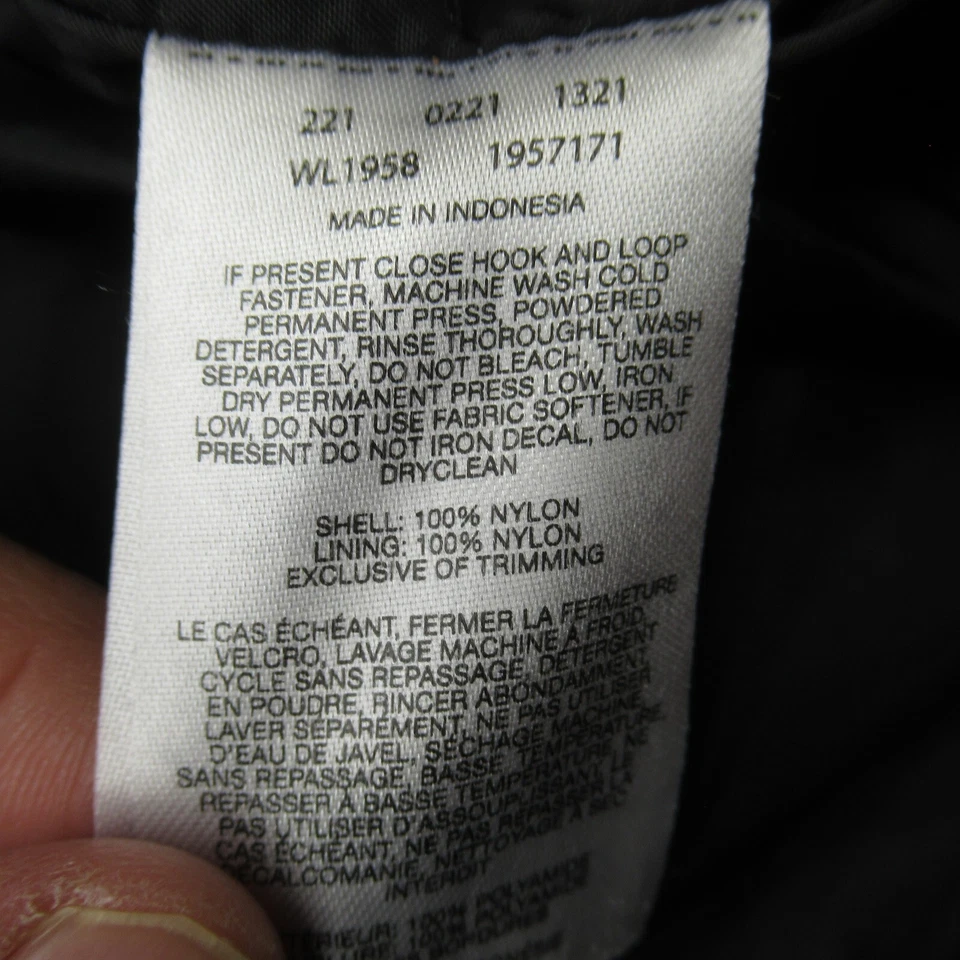 Chaqueta Columbia Mujer Pequeña Negra Túnel Caídas Resistente al Agua Intercambio Shell Foto 4 de 4