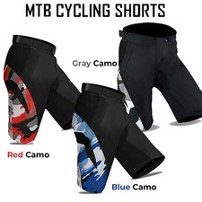 Pantaloncini ciclismo MTB fuori strada mountain bike discesa corti design mimetico - unisex 