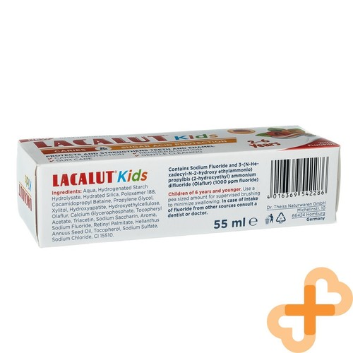 Lacalut Kinder Zahnpasta für Kinder Aged 2-6 Jahre Minze Geschmack 55ml Vitamine - Bild 5 von 24