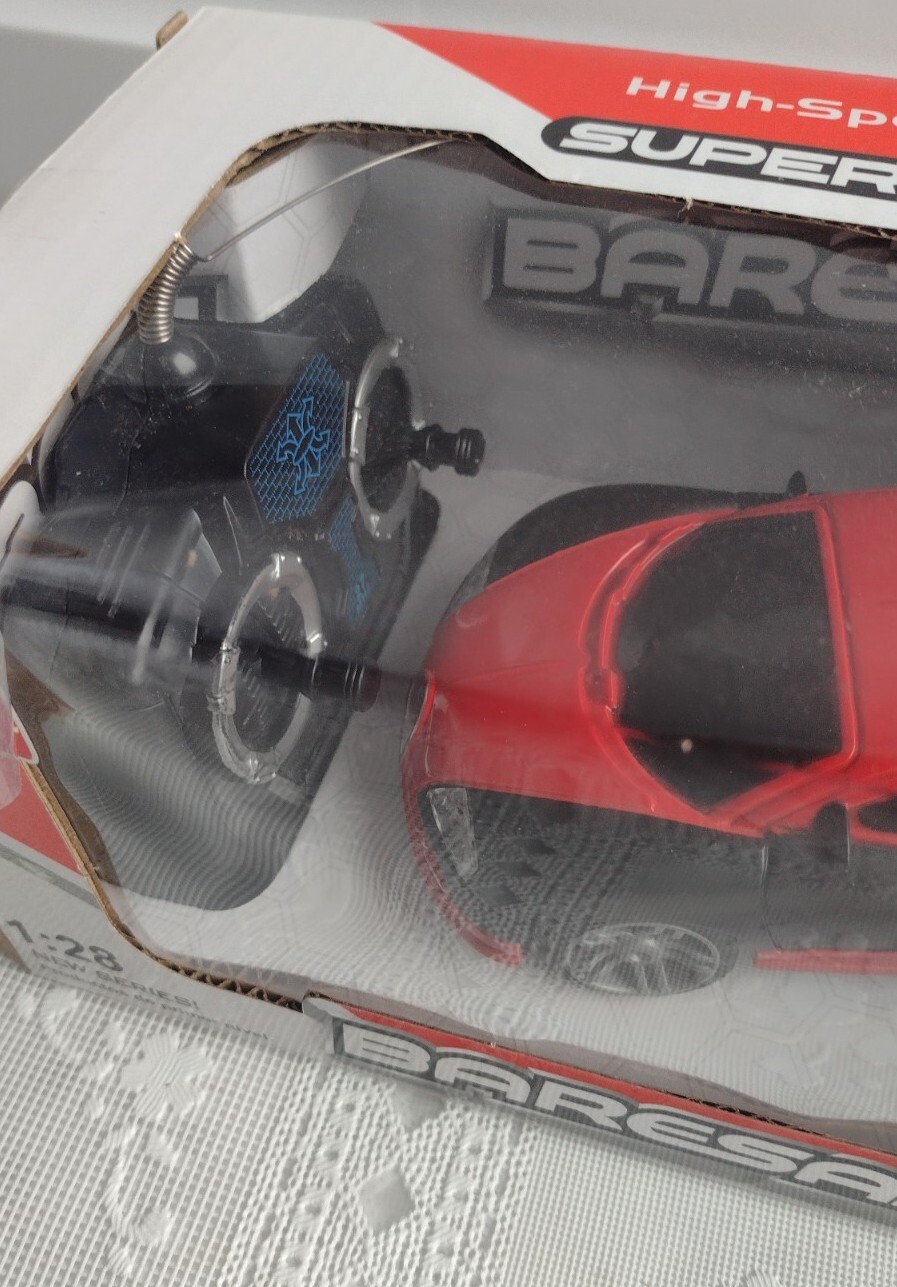 Remote Control Car 1:28 Red Super Speed On Road Racer Baresark Best Gift