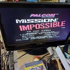 Cartucho solo juego NES Nintendo 8 bits Mission Impossible Palcom comprobado...