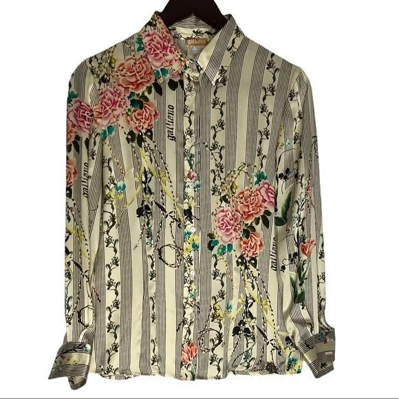 ジョン・ガリアーノブラウス John Galliano Silk Blouse Tops for Women for sale | eBay