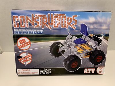 Constructors Motorized ATV Kit 96 Pieces Tools Included New Sealed Box Ages 6+