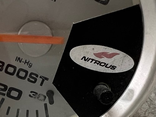 91-99 MITSUBISHI 3000gt Dodge Stealth NITROUS BOOST GAUGE - Picture 3 of 10