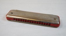 Vintage Collectible Musical MENUET Harmonica Instrument MELODIA Poland 32 Keys