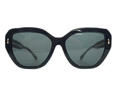 Tory Burch Sunglasses TY7194F 1709/87 Black Cat Eye Frames with Dark Grey Lenses