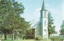 Postcard St Anthony's Chapel Festina Iowa IA