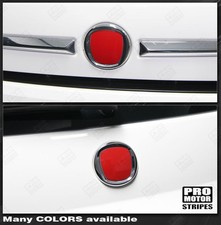 Fiat 500 2007-2015 Front Rear Emblem Overlay Decals Choose Color Fiat 500 2007-2015 Front Rear Emblem Overlay Decals Choose Color