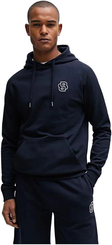 Толстовка BOSS BLACK Fashion Herren Marineblau Kapuzenpullover 50515176-403B 18490₽