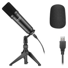 Neewer Usb Microphone Kit 192khz/24bit Plug&play Cardioid Podcast Condenser Mic