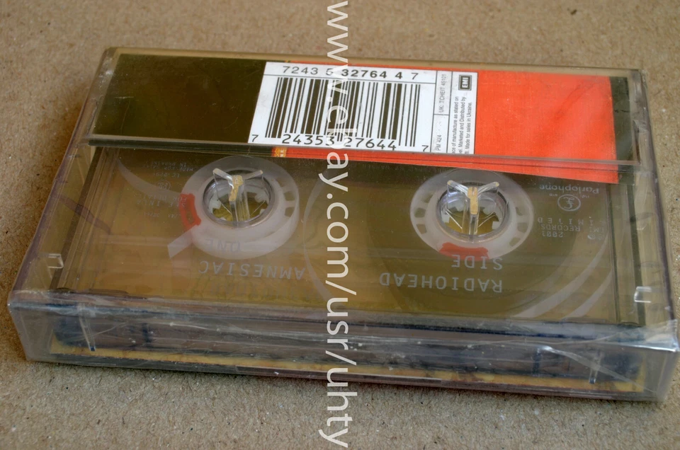RADIOHEAD AMNESIAC RARE UKR ORIGINAL TAPE CASSETTE ELECTRONIK ALTERNATIVE ROCK - Image 2 of 2