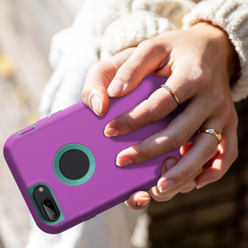 For Apple iPhone 8 / 8+ / 8 Plus Protective Case Hybrid Rugged Hard Phone Cover - Picture 48 of 54