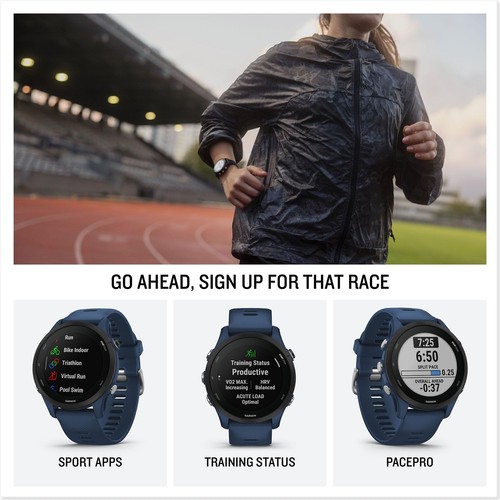 Forerunner 255 GPS 46mm Lauf-Smartwatch, leicht - Bild 5 von 7