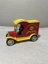 Gearbox 1912 Ford Delivery Truck Shell Motor Oil 1:24 Coin Bank Die-Cast