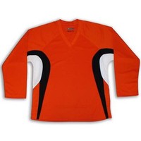 Orange Customized Hockey Jersey W/name & Number Dry Fit Edge Inspired Orange Customized Hockey Jersey W/name & Number Dry Fit Edge Inspired
