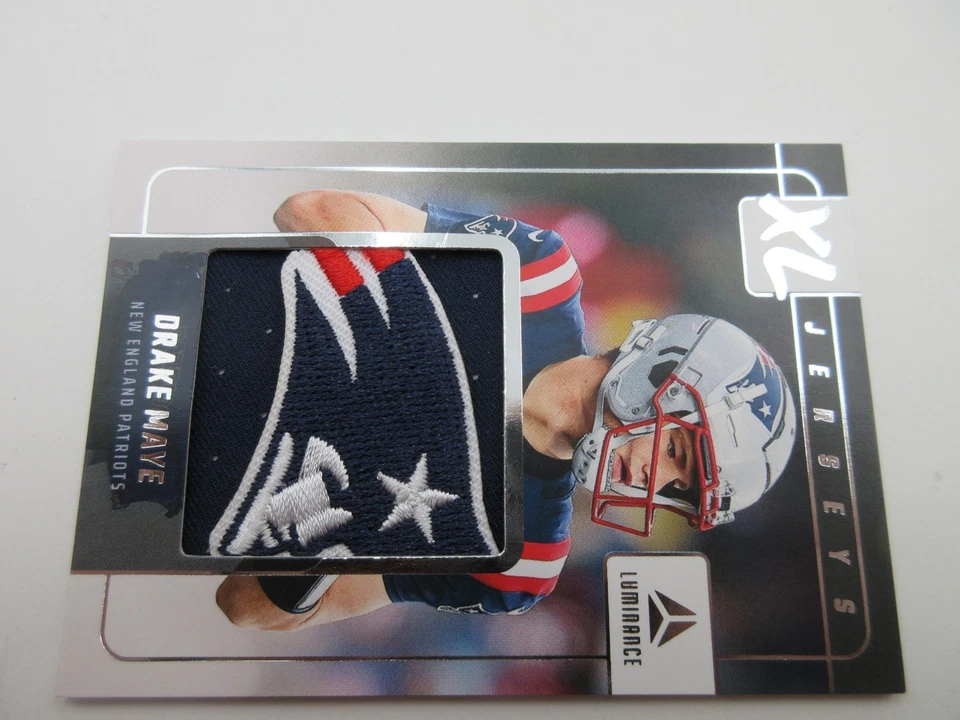 2025 Luminance XL Jerseys Drake Maye NE Patriots NFL LOGO JUMBO patch LEIA * - Imagem 3 de 4