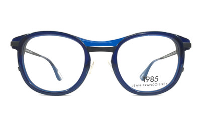 Jean-Francois Rey Eyeglasses Frames JAMES 2500 Black Blue Full Rim 49-23-140