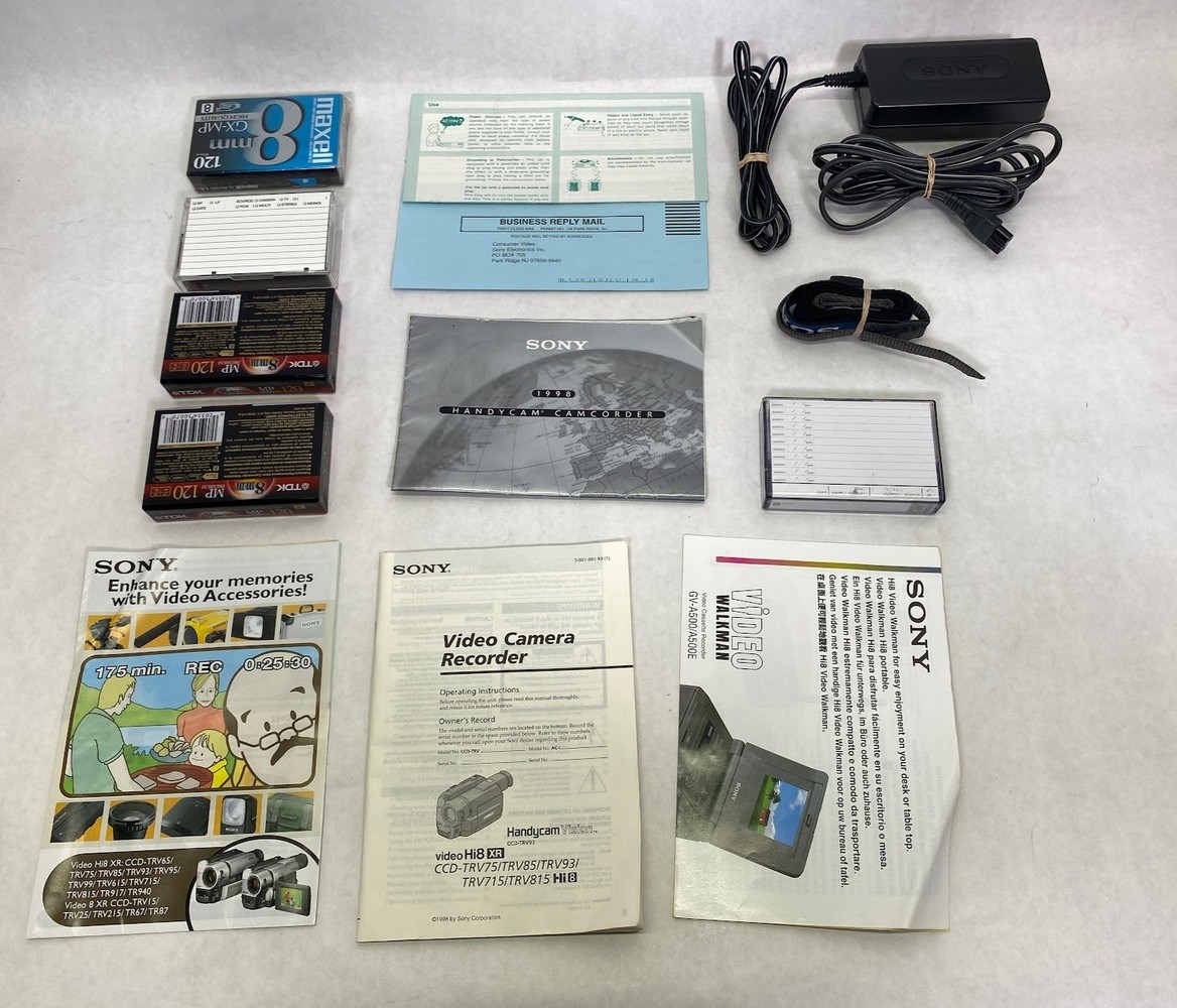 【完動品】SONY CCD-TRV85 Handycam 付属品多数 Sony Handycam CCD-TRV85 Mini DV Camcorder for sale online | eBay