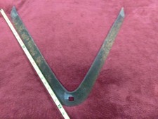 Vintage Cast Iron Plow Blade - V Shaped - 24"  Long