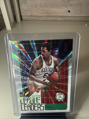 2020-21 Panini Donruss - All-Time League Leaders Bill Russell #6 Red Laser /99
