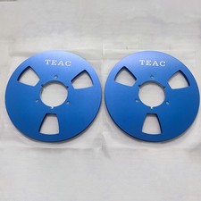 One Pair 10.5'' blue TEAC Tape reel High Quality Aluminum Take Up Reel