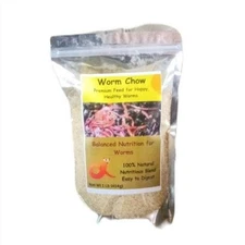 1 Lb of Worm Chow, Food for Red Wigglers and Nightcrawlers