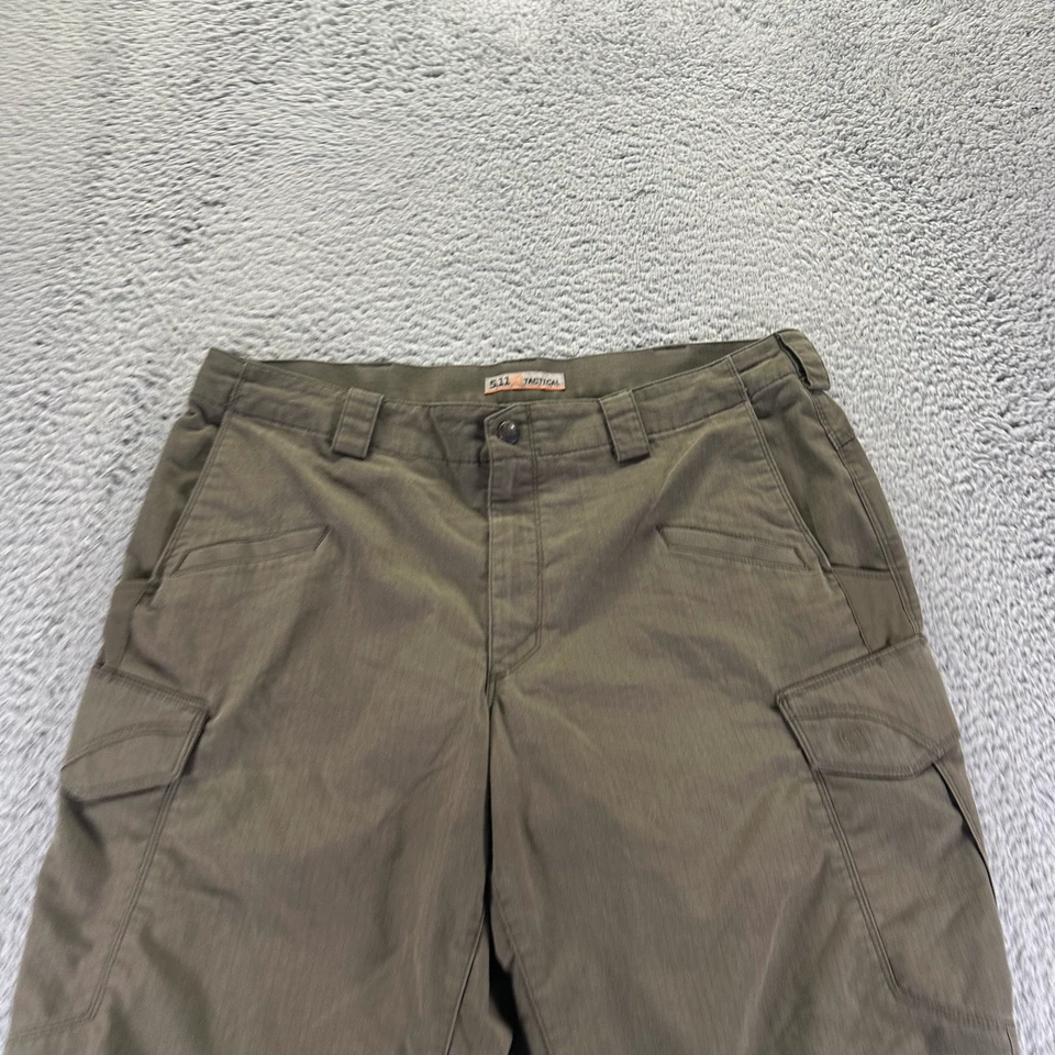 Corto táctico 5.11 para hombre 36 marrón algodón carga senderismo Gorpcore ropa de trabajo utilitaria Foto 2 de 4