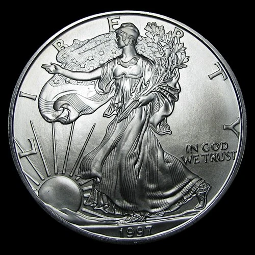 1997 American Eagle Silver One Ounce ASE One Dollar --- Gem BU+ Coin --- #PP769