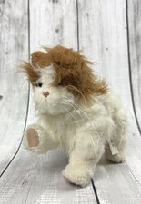2009 FurReal Friends Plush Walking Kitten Orange  White Kitty Cat Works 0066