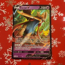 Zacian V 016/025 Basic Holo Rara Celebrazioni 25° Anniversario Carta Pokemon TCG