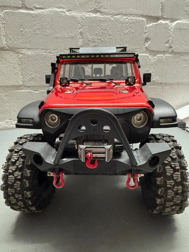 Amewi AMXRock Crosstrail 4WD 1:10 Crawler ARTR rot-metallic Offroad Fahrzeug - Bild 2 von 4