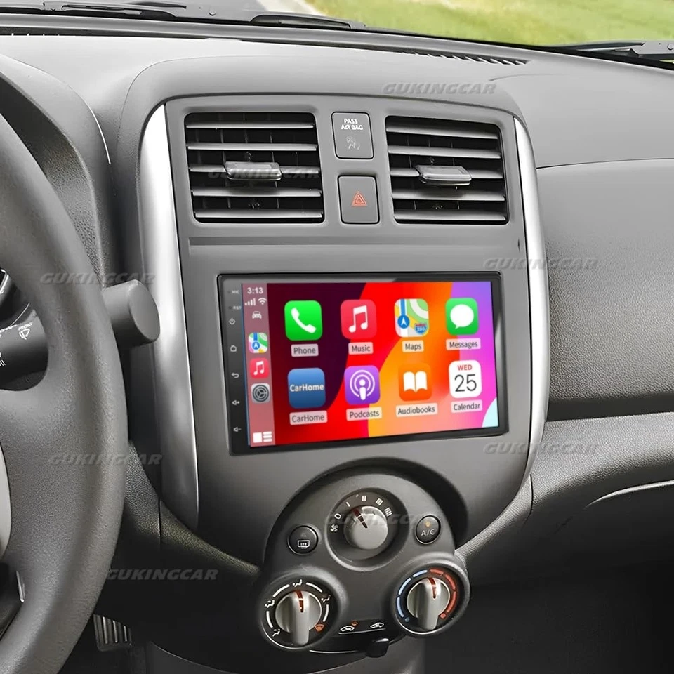 Carplay For Nissan Versa 2012-2019 Car Radio Stereo Android13 Gps Navi Wifi Foto 2 de 4