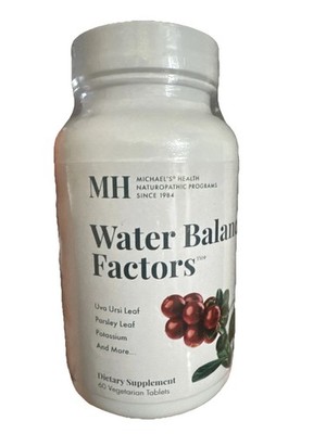 All Natural Water Balance Factors      60 Veg Tablets with Uva Ursi and more