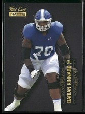 Darian Kinnard 2022 Wild Card Matte Black #MB-26 Kentucky Wildcats