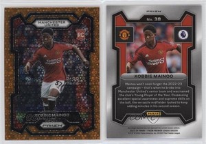 2023-24 Panini Prizm Premier League Breakaway Orange Prizm Kobbie Mainoo #38