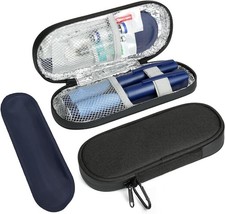 Insulin Pen Cooler Travel Case with 2 Reusable TSA Approved Ice Packs, Diabetic