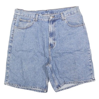 MEMBERS MARK Herren Denim Shorts Blau Casual L W36 Classic Fit Baumwollmix
