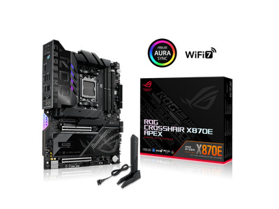ASUS ROG CROSSHAIR X870E APEX AMD X870E AM5 ATX motherboard, Advanced AI