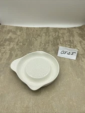 Japanese Style Ceramic Ginger Garlic Grater Daikon Apple Mash Porcelain 5.5" dia