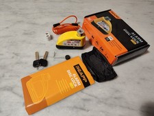 BLOCCA DISCO ALLARME BLOCCADISCO SIRENA ANTIFURTO AUTO MOTO SCOOTER SONORO